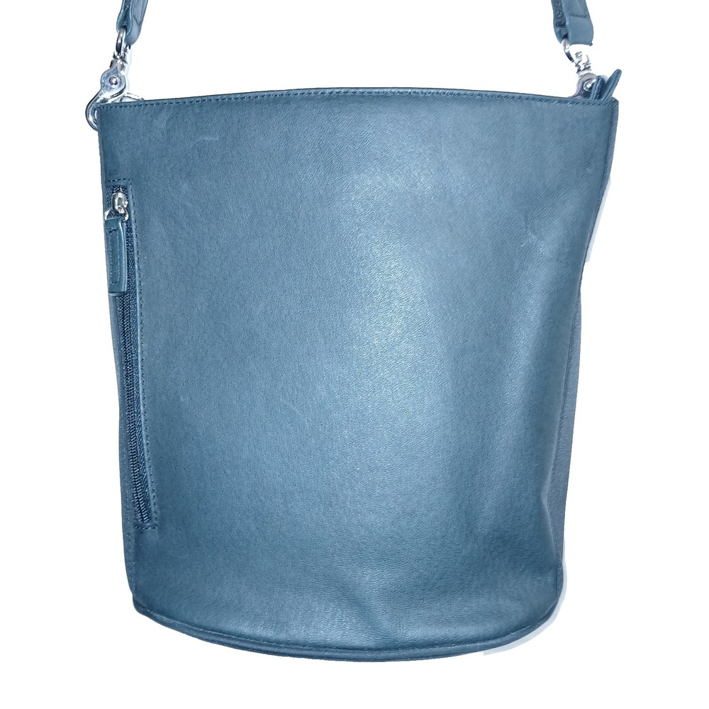 Gun Tote'n Mamas Women Bucket Tote Black Tumbled Leather GTM-19/BK Concealed - Picture 3 of 16